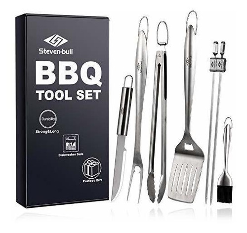 Kit Bbq Grilling Tool Sets, Extra Thick Stainless Steel