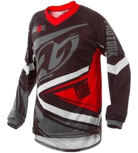 Camisa Infantil Insane Roja T.14 Moto Avenida