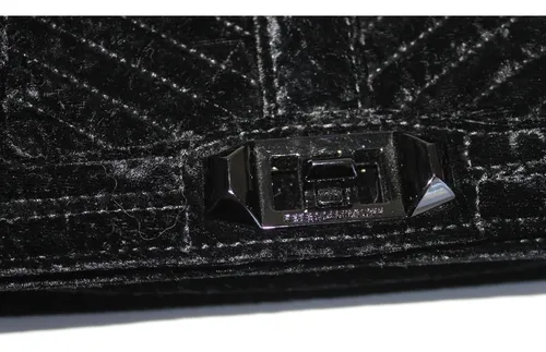 Rebecca Minkoff Cartera Cadena Terciopelo Chevron Nueva Envi