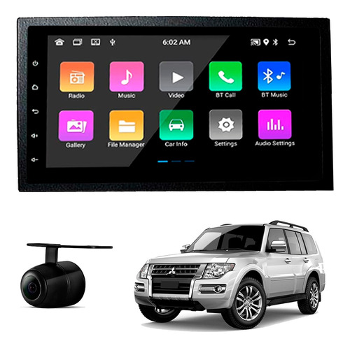 Central Multimídia Android 2gb Carplay Pajero Full 99-06