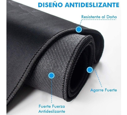 Imagen 4 de 10 de Mouse Pad Mapa 400 X 900 X 4 Mm Tapete Texturizado Pc Para Escritorio Mesa Gamer Juegos Gran Agarre Anti Derrape