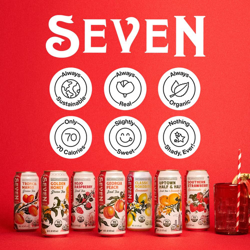 Limonada Clásica Seventeas, 16 Oz (paquete De 12 Latas), Org