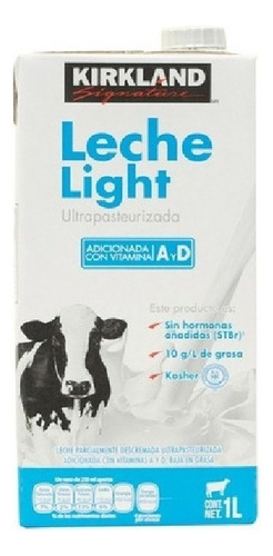 Leche Light Kirkland 1lt