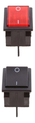 2x Interruptor Basculante On/off Rocker Switch For Coche