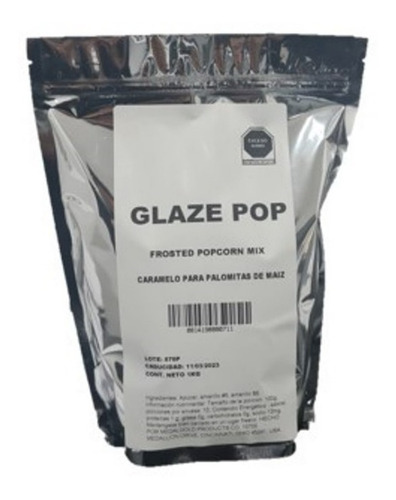 Caramelo Para Palomitas Glaze Pop Original 1 Kg Importado