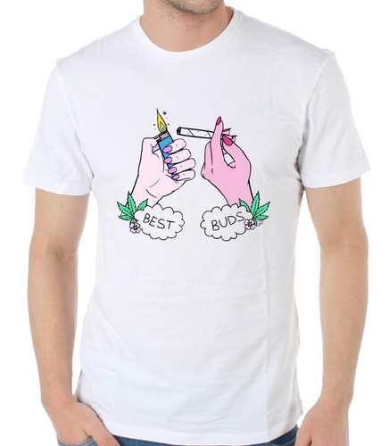 Remera De Hombre Best Buds Cannabis Maria Juana Marihuana