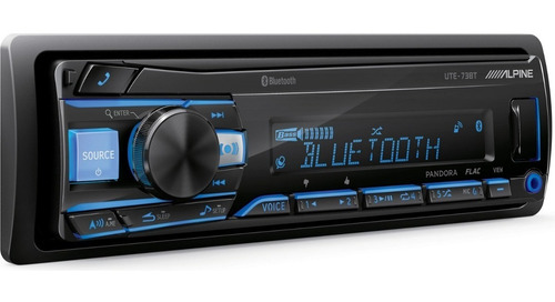 Autoestereo Alpine Ute-73bt Reproductor Medios Digitales 