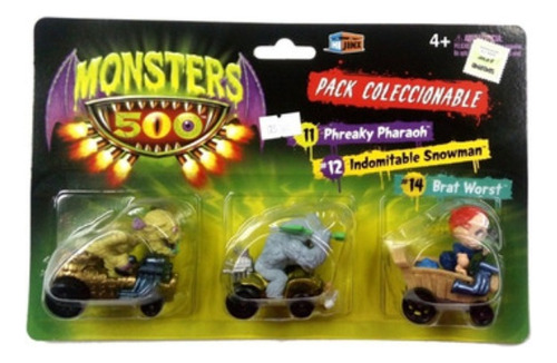 Monster 500 - Vehículos Pack De 3 M518-001