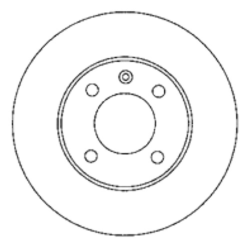 Disco Freno Del (239mm) Breme Vw Gol Iii (2ª) 04-05