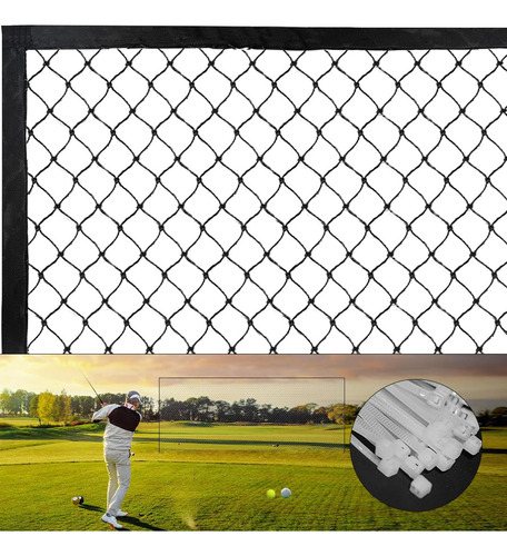 Red De Barrera De Golf Asenver, Negra, De Alto Impacto, 3 X
