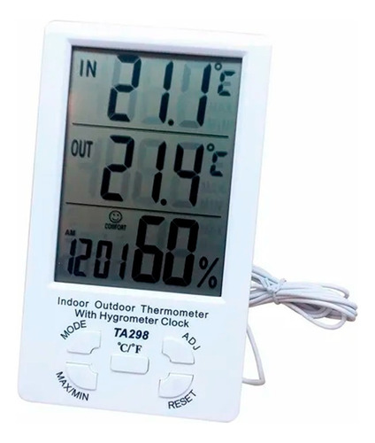 Termohigrómetro Digital In/out Con Calibración Inti-sac