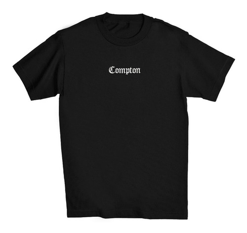 Playera Manga Corta Compton Street Rap Bordado Hombre