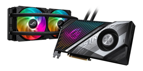 Imagen 2 de 2 de Placa De Video Asus Rog Strix Amd Rx 6900xt 16gb Ddr5 Water