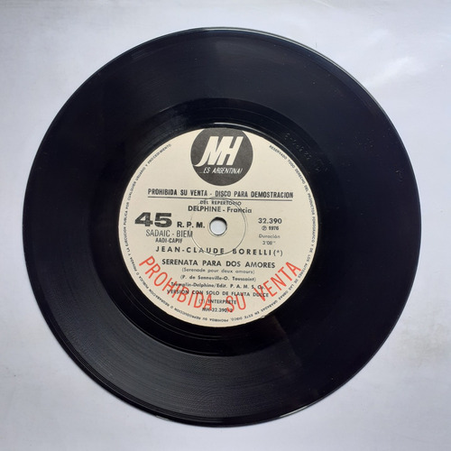 Vinilo Simple-jean Claude Borelly (serenata Para Dos Amores) (Usado)