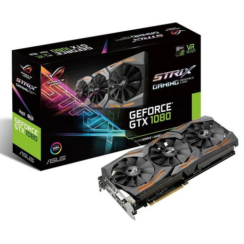 Placa De Video Asus Gtx 1080 Rog Strix 8 G Geforce Cuotas 