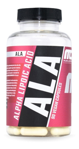 Acido Alfa Lipoico Ala 500mg 90capsulas Mc