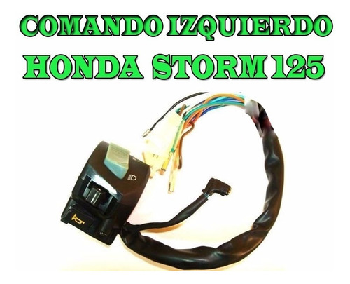 Comando Izquierdo Honda Storm Bocina Giros Luces - Plan Fa