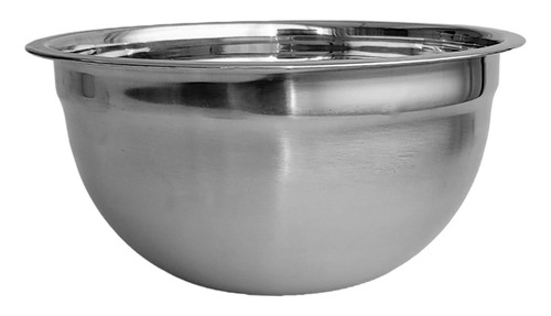 Bowl De Acero Inoxidable Reforzador Batir Reposteria Chico