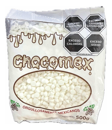 Chocolate Chocomex Chispas Color Blanco 500gr