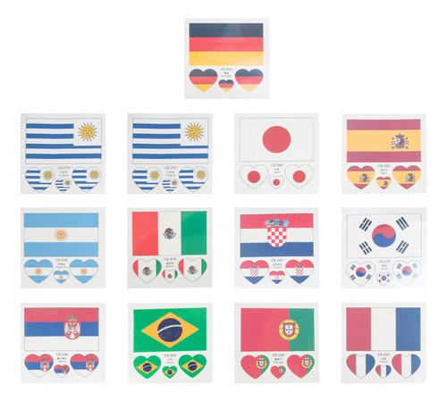 Pegatinas Para Botellas De Agua Con Forma De Bandera Y Mapa,