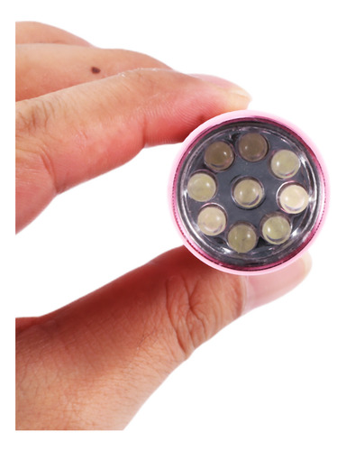 Linterna De 9 Led Con Revestimiento De Goma Crystally-outdoo
