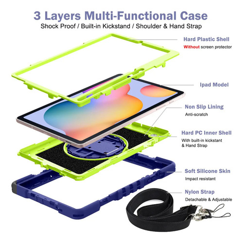Funda Para Tab S6 Lite 10 4 2024 P620 P625 Sm