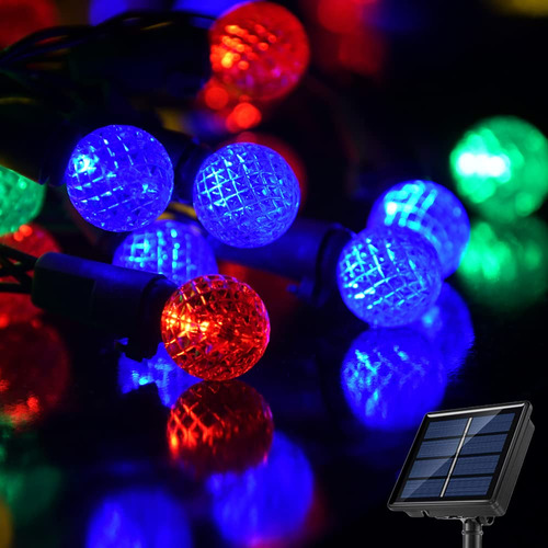 Twongift Globe - Luces Solares De Navidad Para Exteriores, 2