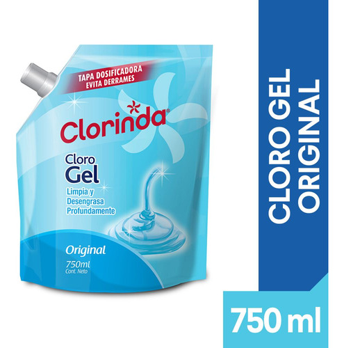 Cloro En Gel Clorinda Original 750 Ml