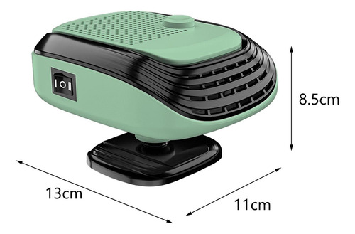 Ventilador Calentador De Coche 2 En 1, 24v Verde