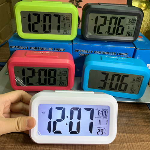 Reloj Despertador Inteligente Con Fecha Y Temperatura Botón