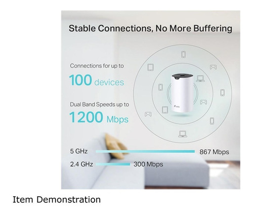 Imagen 5 de 5 de Tp-link Deco Whole Home Mesh Wifi System Paquete De 2 Ac1200