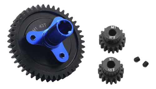 3 Peças 1:10 Metal Gear Slipper Clutch 43t 16 17t