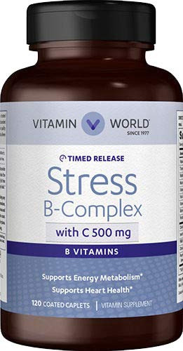 Vitamin World Complejo B De Estres Con 500 Mg. Vitamina C Li