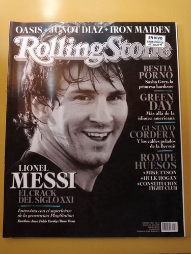 Rolling Stone Lote X9 Revistas Messi Indio Beatles Calamaro (Usado)