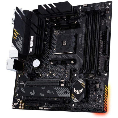Imagem 5 de 10 de Placa Mãe Asus Tuf Gaming B550m-plus, Chipset B550, Amd Am4