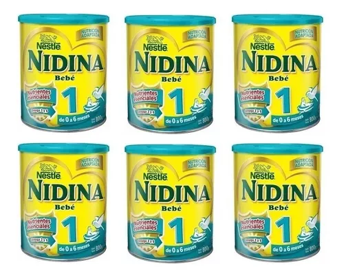 Leche En Polvo Nestle Nidina De 0 A 6 Meses