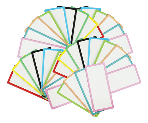 Etiquetas Borrables , Tarjetas Borrables, 40 Piezas 3x5 Cm
