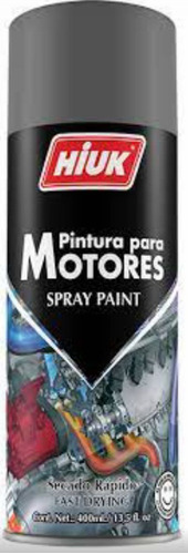 Pintura Motor Spray Hiuk Rojo Intenso Alta Temperatura