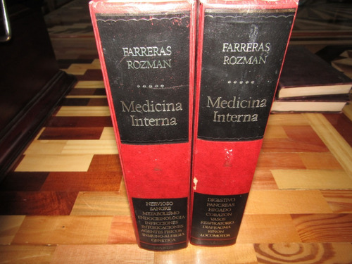 Medicina Interna. Farreras Rozman. Tomo 1 Y Tomo 2 - 901