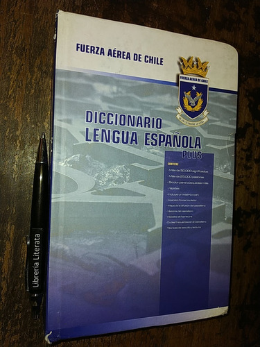 Diccionario Lengua Española Plus Fuerza Aerea De Chile Tapas