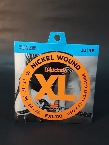 Set De Cuerdas Para Guitarra Eléctrica Daddarío Exl110