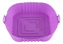 Comprar 3 Bandeja Silicona Para Freidora De Aire Air Fryer Cuadrado