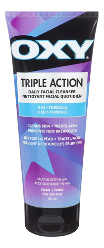 Oxy Triple Acción Daily Facial Cleanser, 162 ml