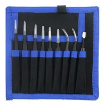Comprar Set De Pinzas Antiestaticas  Acero Inoxidable 