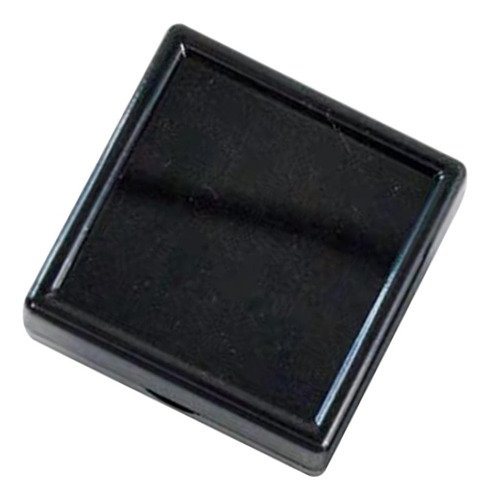 Caja De Almacenamiento De Diamantes 4x4cm Negro
