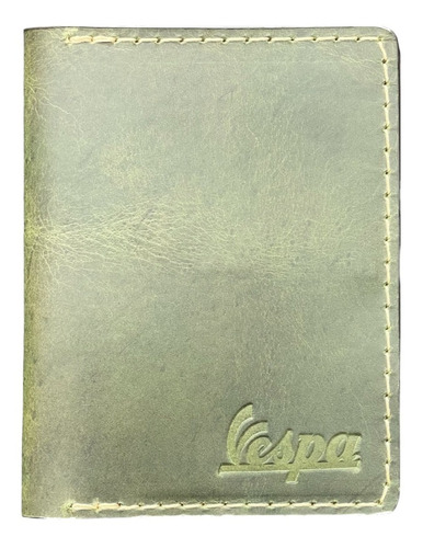 Porta Documentos Cuero Italiano Genuino Vespa