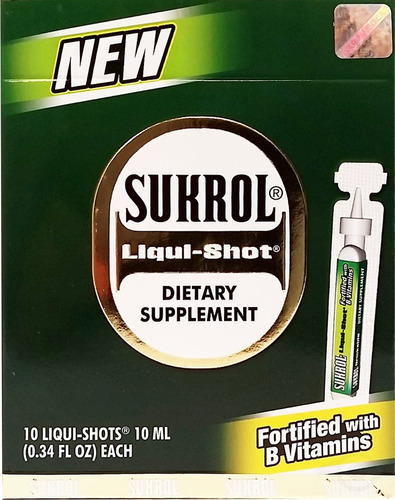 Sukrol Lquido Shot Suplemento Diettico De 10unidadessuplemen