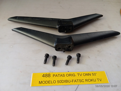 488 Patas Orig. Tv Onn De 50 Mod. 50dibu-fatsc Roku Tv (Usado)