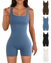 Comprar Monos Deportivos Sin Mangas Cortos De Yoga Para Mujer