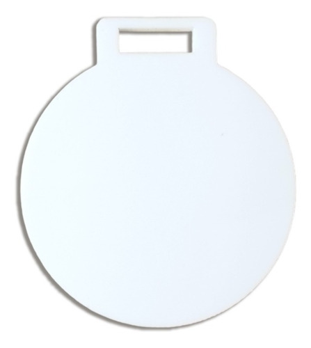 Medalla Acrílico Blanco 3mm 6cm Para Sublimar - Pack 80